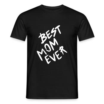 Beste Mama der Welt - Männer T-Shirt - Schwarz - Vorne - AI Model Male 178 light (178cm)