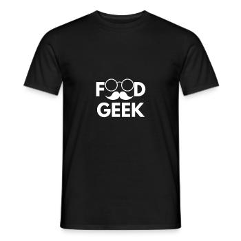 Food - Men's T-Shirt - black - Front - AI Model Male 178 light (178cm)