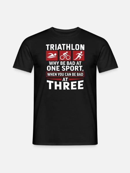 triathlon cadeau triathlon triathlete - Mænd T-shirt - sort