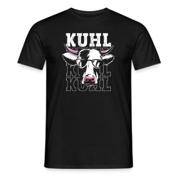 Kuhl Kuh - Männer T-Shirt - Schwarz - Vorne - AI Model Male 178 light (178cm)