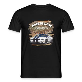 Motifs 070719 11 mu - T-shirt homme - noir - Devant - AI Model Male 178 light (178cm)
