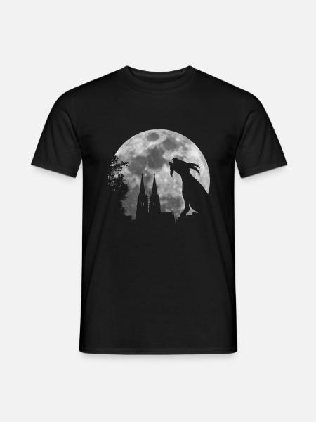 kölscher Bock Skyline Köln Fußball Geschenk - Männer T-Shirt - Schwarz
