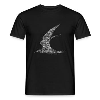 Ostfriesland in Worten - Männer T-Shirt - Schwarz - Vorne - AI Model Male 178 light (178cm)