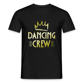Équipe de danse - T-shirt homme - noir - Devant - AI Model Male 178 light (178cm)