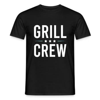 Grill Crew - Men's T-Shirt - black - Front - AI Model Male 178 light (178cm)