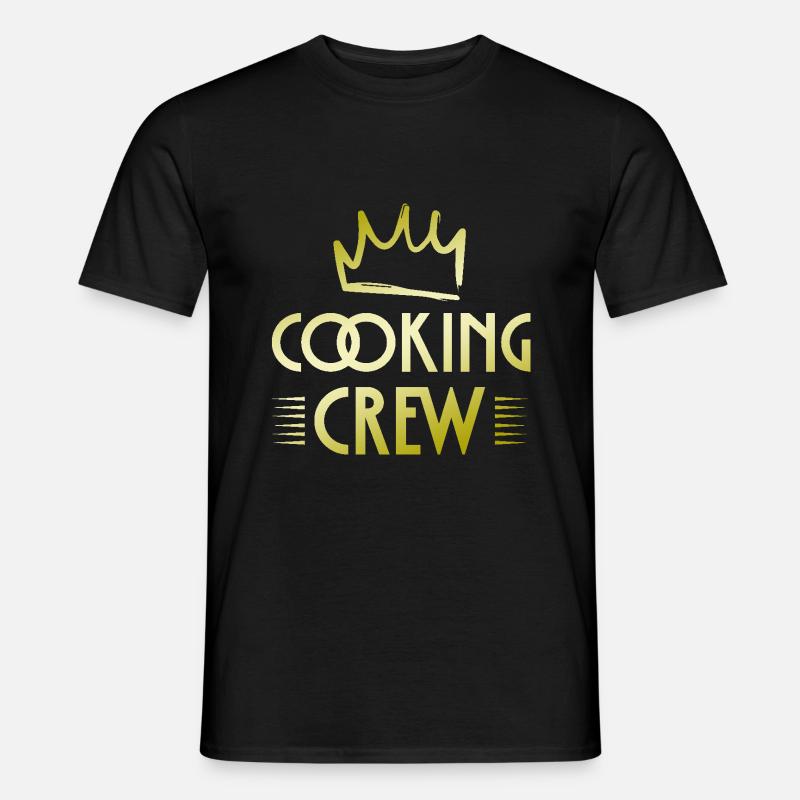 Cooking Crew - Männer T-Shirt - Schwarz
