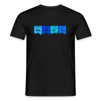 GÉNIE - T-shirt homme - noir - Devant - AI Model Male 178 light (178cm)