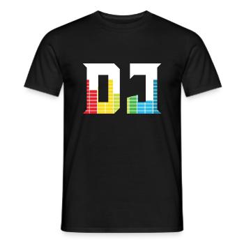 DJ Equalizer - Männer T-Shirt - Schwarz - Vorne - AI Model Male 178 light (178cm)