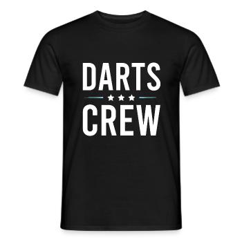 Équipe de fléchettes - T-shirt homme - noir - Devant - AI Model Male 178 light (178cm)