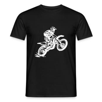 Motocross Bike Sport - T-shirt homme - noir - Devant - AI Model Male 178 light (178cm)