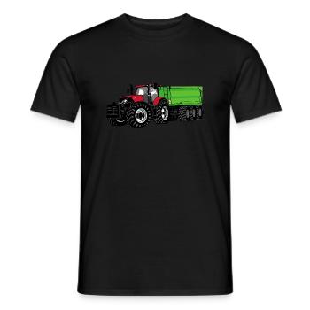Tracteur - Tracteur - Agriculteur - Agriculteur - T-shirt homme - noir - Devant - AI Model Male 178 light (178cm)
