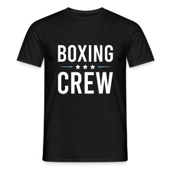 Boxing Crew - Men's T-Shirt - black - Front - AI Model Male 178 light (178cm)