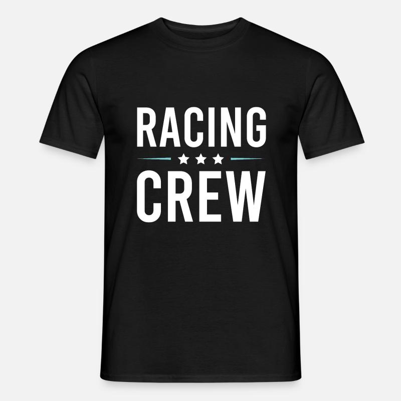 Équipage de course - T-shirt homme - noir