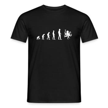Kraken - Evolution - T-shirt homme - noir - Devant - AI Model Male 178 light (178cm)