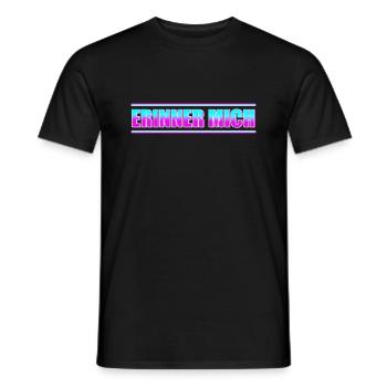 Erinner Mich zum Feiern - Männer T-Shirt - Schwarz - Vorne - AI Model Male 178 light (178cm)