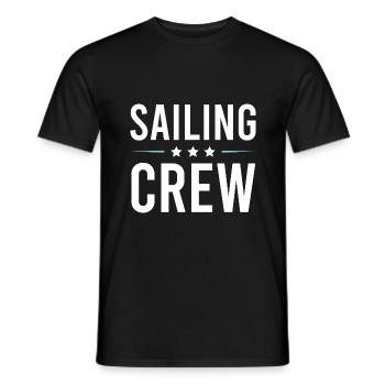 Équipage de navigation - T-shirt homme - noir - Devant - AI Model Male 178 light (178cm)