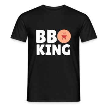 BBQ King - Grillen - Männer T-Shirt - Schwarz - Vorne - AI Model Male 178 light (178cm)
