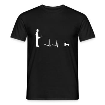 RC Car Brushless ferngesteuert - Männer T-Shirt - Schwarz - Vorne - AI Model Male 178 light (178cm)