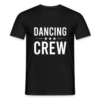 Dancing Crew - Men's T-Shirt - black - Front - AI Model Male 178 light (178cm)