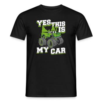Monster Truck Auto Trucks - Men's T-Shirt - black - Front - AI Model Male 178 light (178cm)