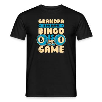 Bingo Glücksspiel Lotterie Bingo Spieler - Männer T-Shirt - Schwarz - Vorne - AI Model Male 178 light (178cm)