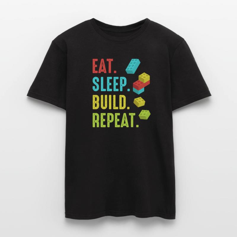 Brick Builder Brick Building Master Builder Männer T-Shirt