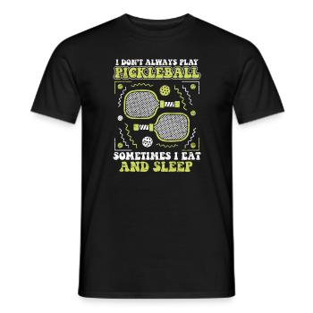 Pickleball Pickleballer Sport - T-shirt homme - noir - Devant - AI Model Male 178 light (178cm)