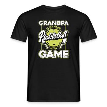 Pickleball Pickleballer Sport - T-shirt homme - noir - Devant - AI Model Male 178 light (178cm)