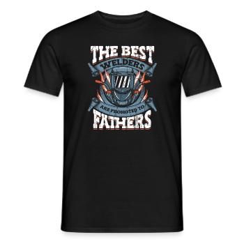 Soudeur Métallurgiste - T-shirt homme - noir - Devant - AI Model Male 178 light (178cm)