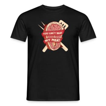 Grill Grillen Griller BBQ Barbecue - T-shirt homme - noir - Devant - AI Model Male 178 light (178cm)