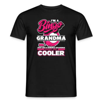 Bingo Glücksspiel Lotterie Bingo Spieler - Männer T-Shirt - Schwarz - Vorne - AI Model Male 178 light (178cm)
