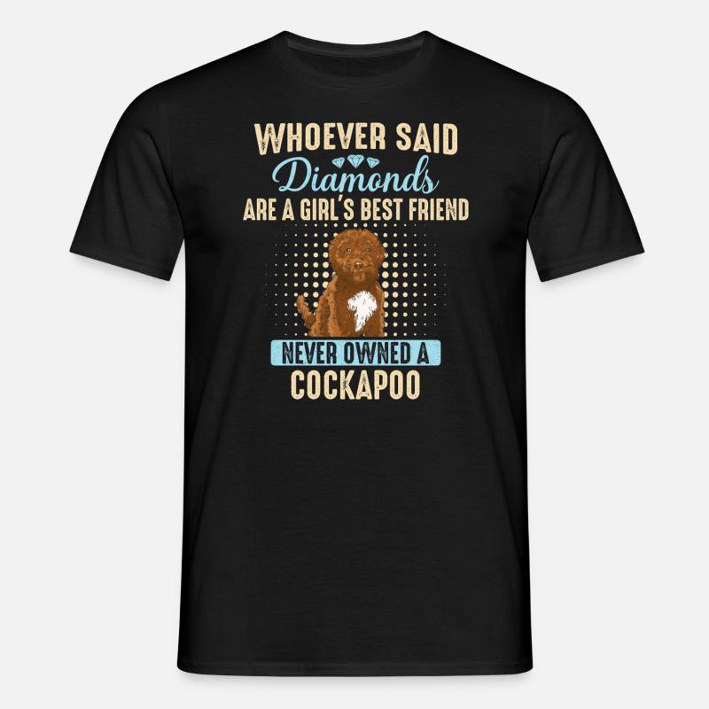 Cockapoo Dog - Men's T-Shirt - black