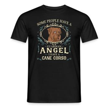 Cane Corso Hund - Männer T-Shirt - Schwarz - Vorne - AI Model Male 178 light (178cm)