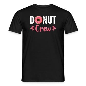 Donut Donuts Candy Bagel - T-shirt homme - noir - Devant - AI Model Male 178 light (178cm)