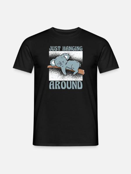 Koala Koalas Koala Ours Animal - T-shirt homme - noir