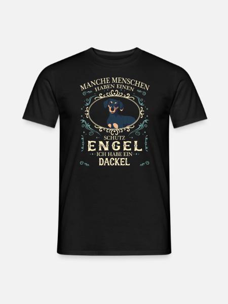 Dackel Dachshund Hund Hundehalter - Männer T-Shirt - Schwarz