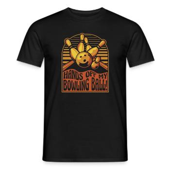 Bowling Bowler Pin Ball Bowling Ball - T-shirt homme - noir - Devant - AI Model Male 178 light (178cm)