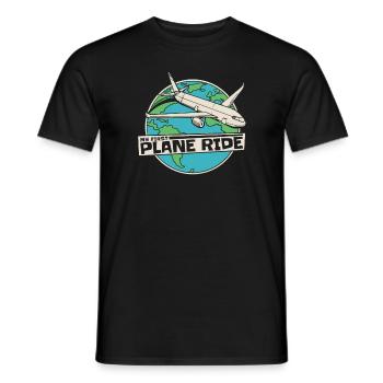 Vol du premier vol de l’avion - T-shirt homme - noir - Devant - AI Model Male 178 light (178cm)