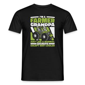 Farmer Agriculture Farmers Farmer - Men's T-Shirt - black - Front - AI Model Male 178 light (178cm)