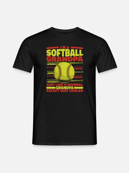 Softball Sport Softball Player - Men's T-Shirt - black
