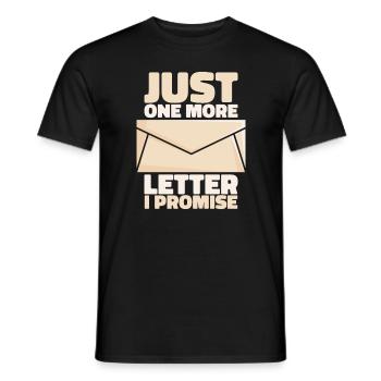 Facteur Employé postal Poste Transporteur de colis - T-shirt homme - noir - Devant - AI Model Male 178 light (178cm)
