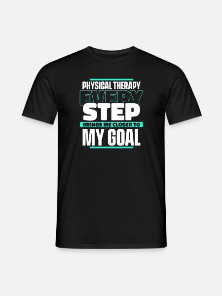 Physiotherapy Therapist Assistant - Men's T-Shirt - black