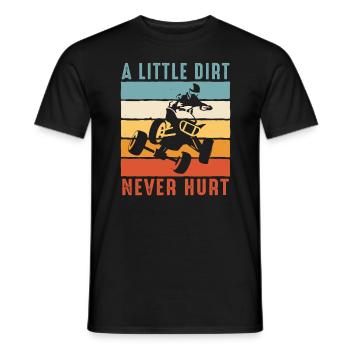 Quad Quads Quatre Roues Motorsport - T-shirt homme - noir - Devant - AI Model Male 178 light (178cm)