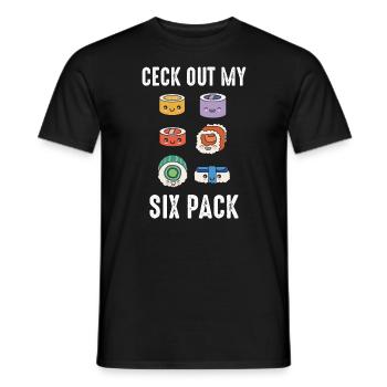 Sushi Japanisches Essen Maki Sushi Kawaii - Männer T-Shirt - Schwarz - Vorne - AI Model Male 178 light (178cm)