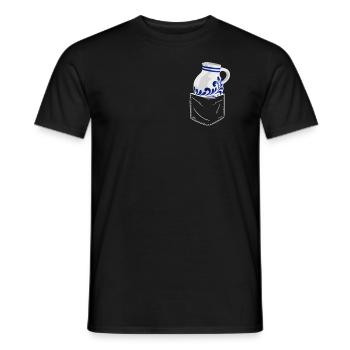 Bembel Äppler Ebbelwoi Äppelwoi - Men's T-Shirt - black - Front - AI Model Male 178 light (178cm)
