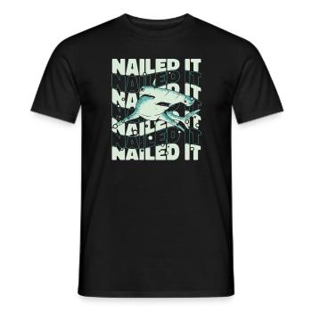 Hammerhai Hai Fisch Tier Haie - Männer T-Shirt - Schwarz - Vorne - AI Model Male 178 light (178cm)