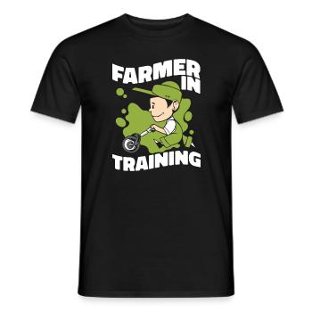 Farmer Agriculture Farmers Farmer - Men's T-Shirt - black - Front - AI Model Male 178 light (178cm)