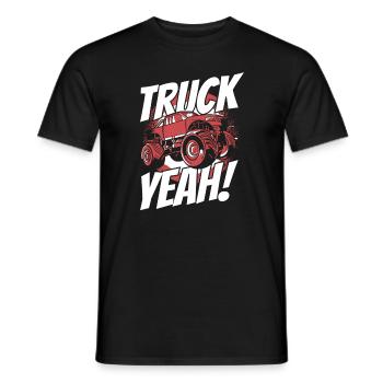 Monster Truck Auto Trucks - Men's T-Shirt - black - Front - AI Model Male 178 light (178cm)