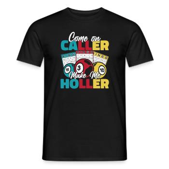 Bingo Glücksspiel Lotterie Bingo Spieler - Männer T-Shirt - Schwarz - Vorne - AI Model Male 178 light (178cm)