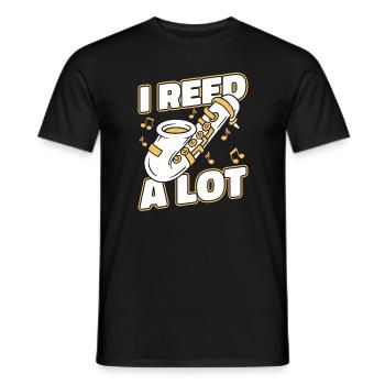 Saxophone Saxophone - T-shirt homme - noir - Devant - AI Model Male 178 light (178cm)